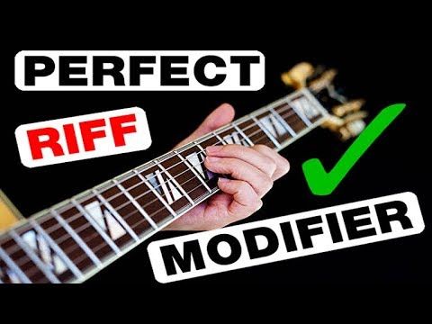 Perfect Easy Way To Modify Your Guitar Riffs Youtube