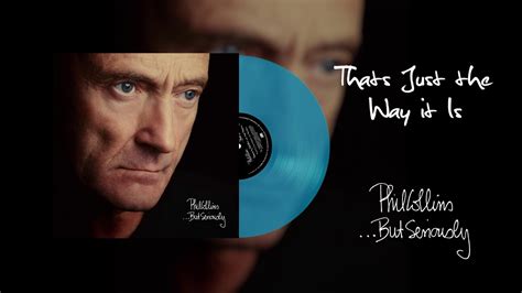 Phil Collins That S Just The Way It Is 2016 Remaster Turquoise Vinyl