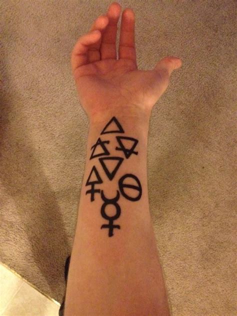 Pin By Jared Linker On Tattoos Tattoos Word Tattoos Alchemy Tattoo