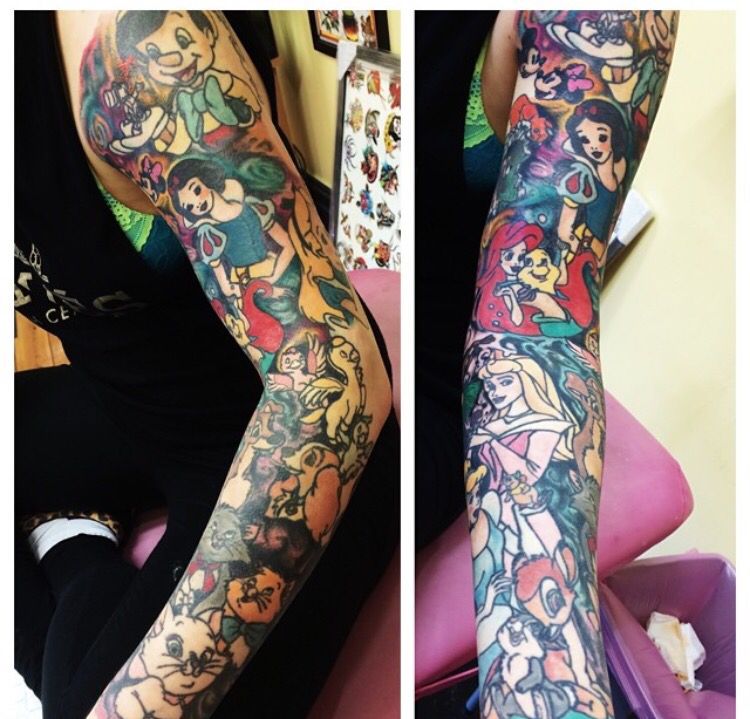 Pin By Kara Bish On Disney Tattoos Disney Tattoos Sleeve Tattoos