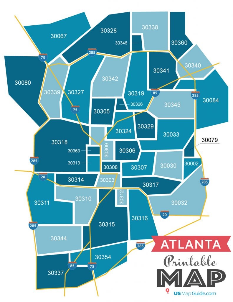 Pin Georgia Zip Code Map Atlanta Ga On Pinterest Zip Code Map Zip