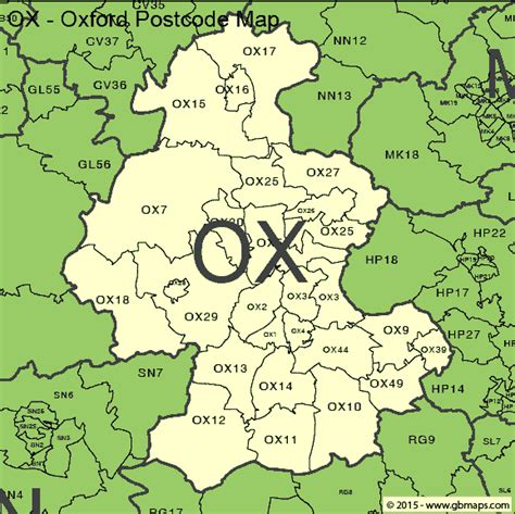 Postal Code For Oxford