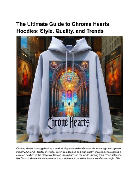 Ppt Chrome Hearts Hoodie The Ultimate Guide To Luxury Streetwear