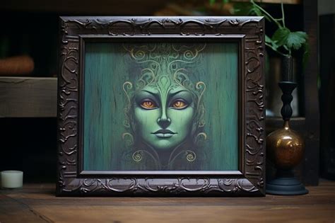 Premium Ai Image Enhance Your Art With The Stunning 5X7 Canvas Frame