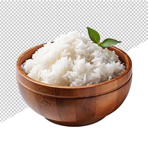 Premium Psd White Rice Transparent Background