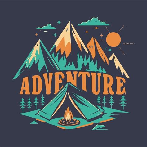 Premium Vector Adventure Tshirt Design