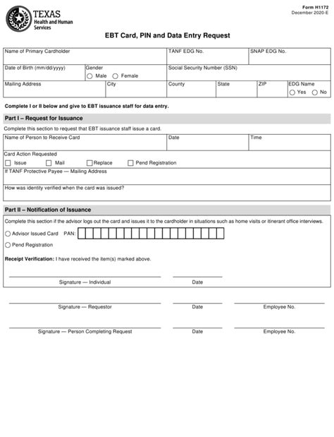 Printable Ebt Application Printable Application