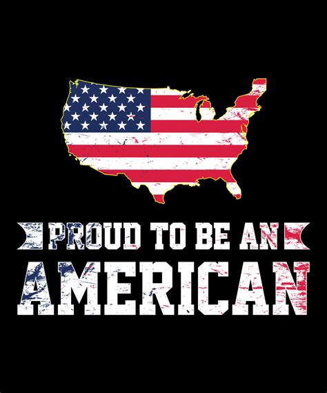 Proud To Be An American T Shirt Design 22777871 Vector Art At Vecteezy