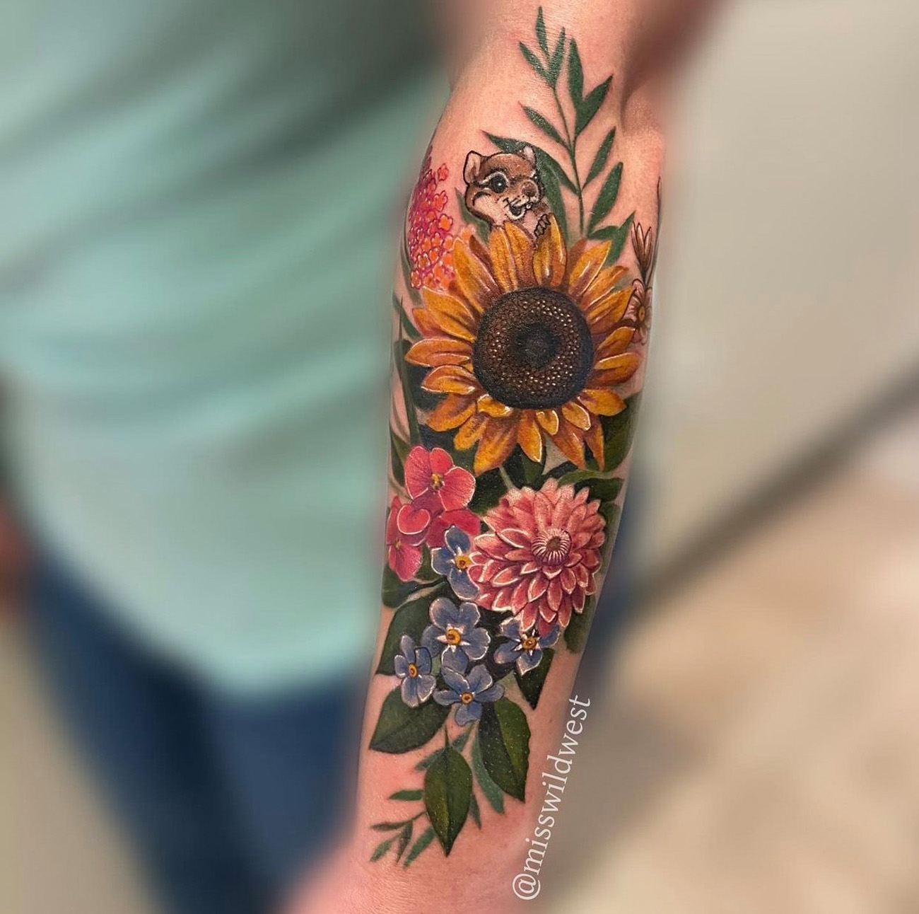 Realism Color Tattoos In Central Oregon Including Animal Tattoos