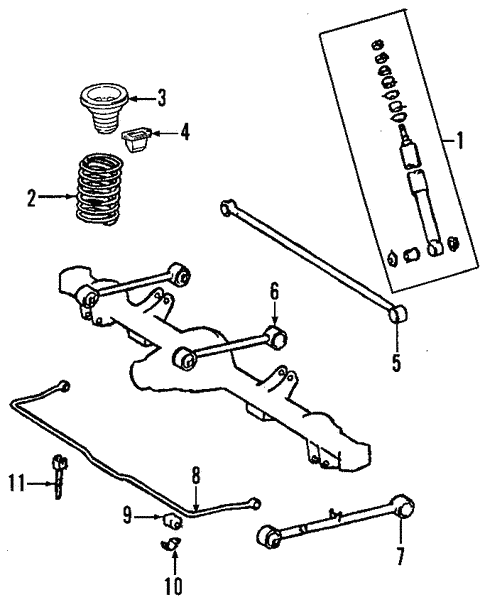 Rear Suspension For 2006 Toyota Sequoia Millennium Toyota Parts