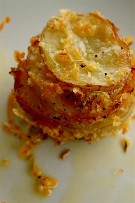 Roasted Parmesan Potato Stacks Clean Eating With Kids