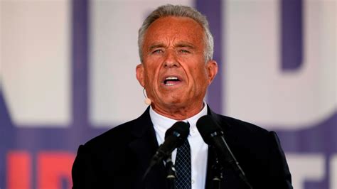 Robert F Kennedy Jr Announces Independent Run For President Ending