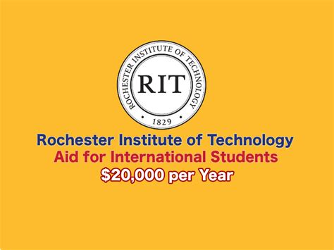 Rochester Institute Of Technology Scholarship 2025 For International