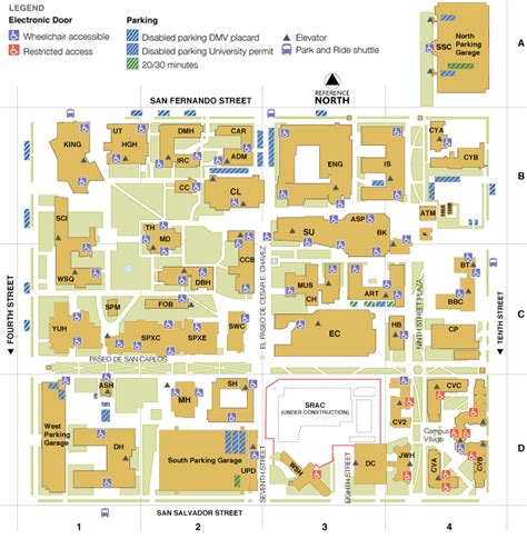 San Jose State Campus Map