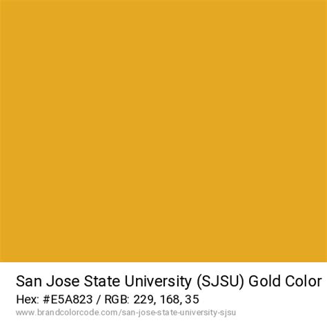 San Jose State University Sjsu Brand Color Codes Brandcolorcode Com