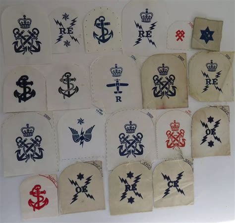 Selection Of Royal Navy Trade And Rank Badges