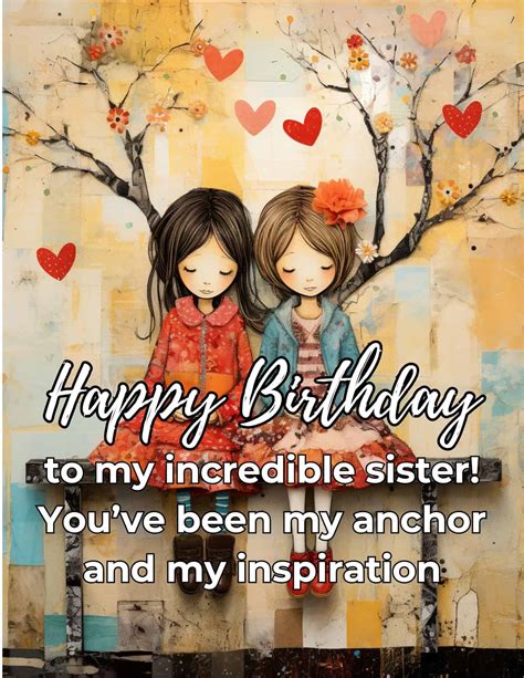 Send A Heartfelt Happy Birthday Card For Your Sister Make Her Day