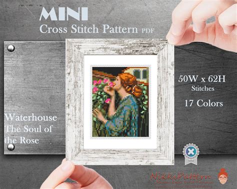 Set Of 60 Mini Art Cross Stitch Patterns Mini Masterpieces Etsy