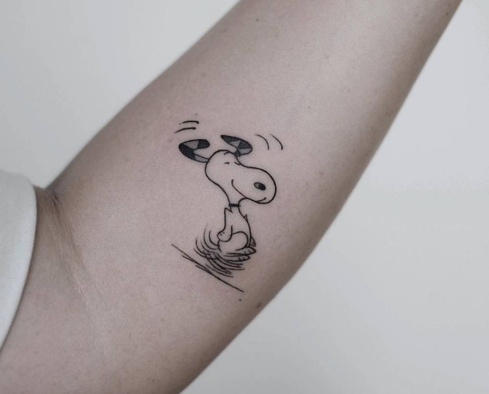 Share More Than 63 Snoopy Tattoo Designs Super Hot In Cdgdbentre