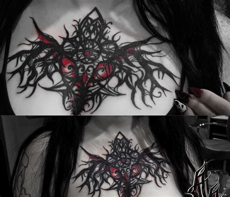 Share More Than 71 Gothic Chest Tattoos Super Hot In Cdgdbentre