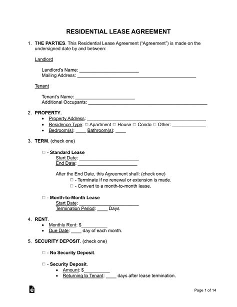 Simple Room Rental Agreement Real Estate Forms Room Rental Agreement