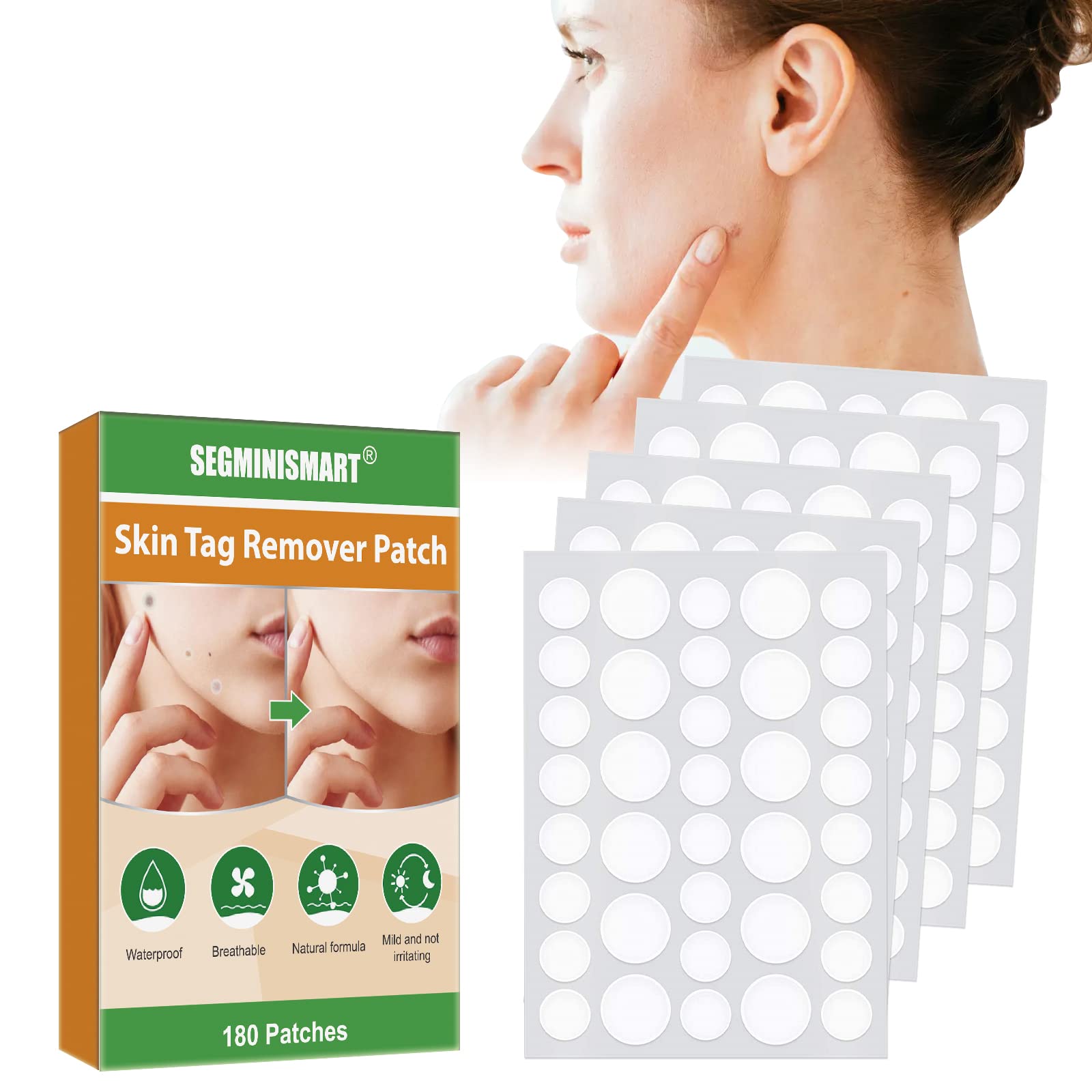 Skin Tag Removal 144Pcs Safe Effective Skin Tag Remover Patches Premium