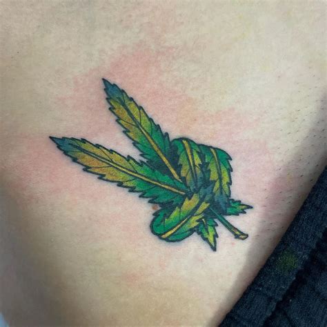 Smoking Weed Tattoo Designs