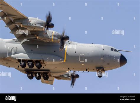 Spanish Air Force A400 Atlas Landing At Gando Air Base During The Sirio