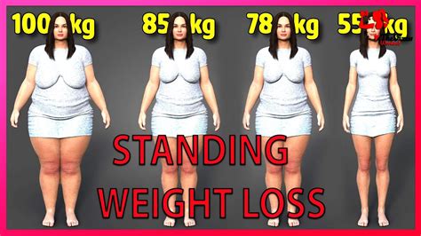 Standing Weight Loss Exercise For Obese Women Youtube