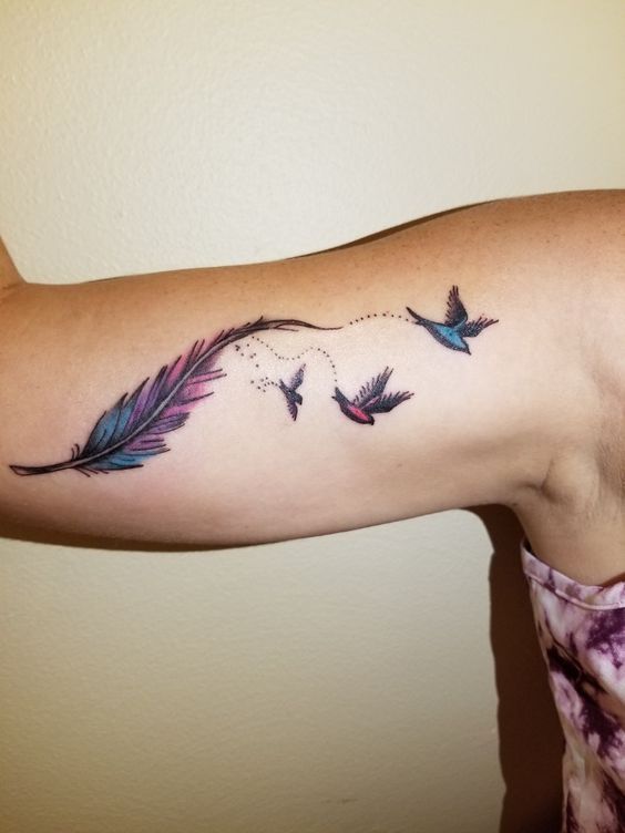 Tatuajes De Plumas Descubre La Belleza La Elegancia Y La Sabidur A De