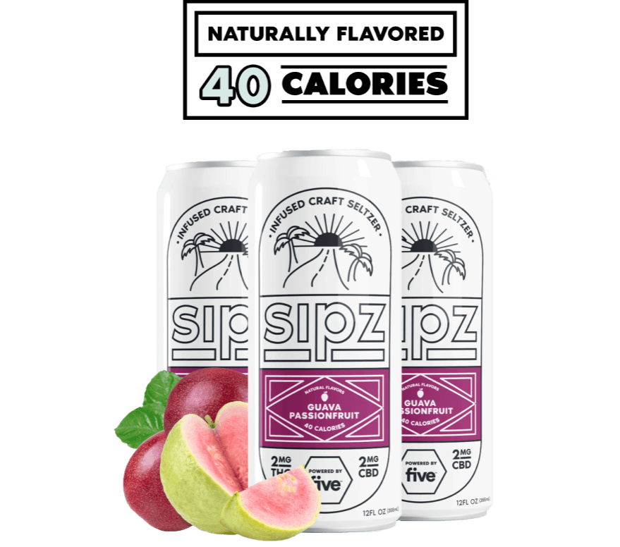 Thc Seltzer Drinks Sipz By Five Cbd Askgrowers