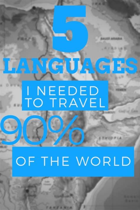 The 5 Languages I Needed To Travel 90% Of The World - The Digital ...