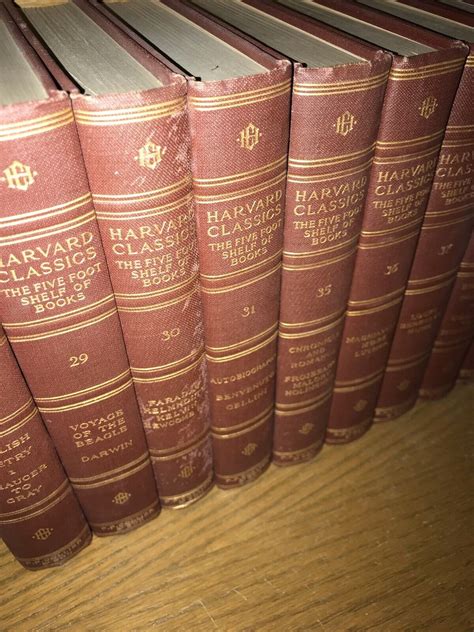 The Harvard Classics Five Foot Shelf Of Books 1909 1910 1914 First