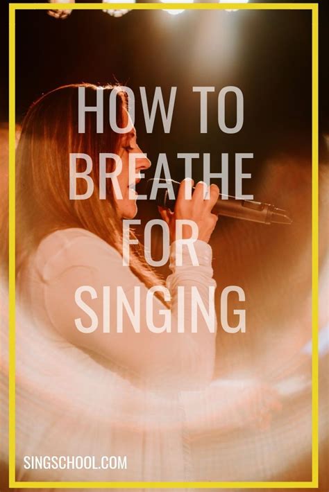 The Right Breathing For Singing Singschool Singing Lessons Singing