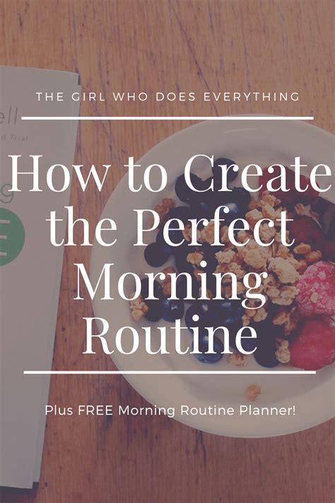 The Ultimate 6Step Guide To Create Your Perfect Morning Routine Today