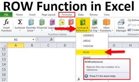 The Ultimate Guide To Mastering Excel's Row Functions Now