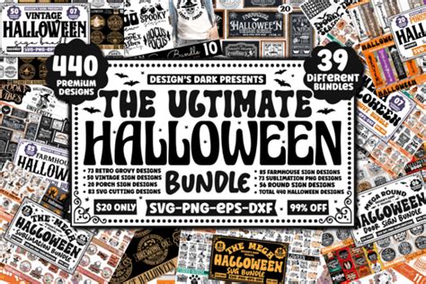 The Ultimate Halloween Quotes Bundle Graphic By Design S Dark