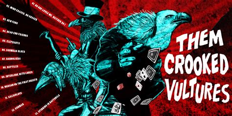 Them Crooked Vultures Final Cover On Behance