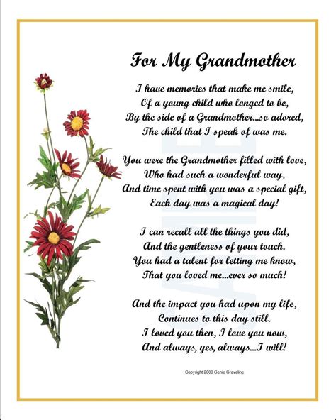 This Touching Grandmother Poem Is The Perfect Gift To Say Thank You And