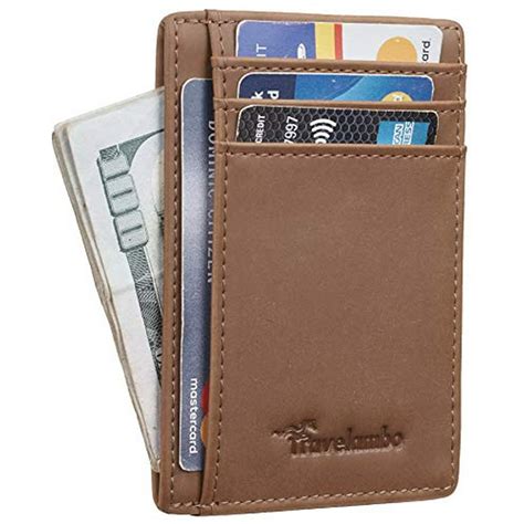 Travelambo Travelambo Front Pocket Minimalist Leather Slim Wallet