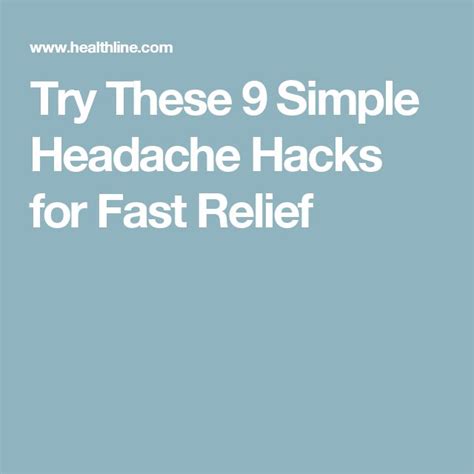 Try These 9 Simple Headache Hacks For Fast Relief