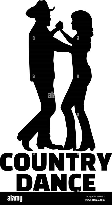 Two Step Dance Country Music Stock Vector Images Alamy