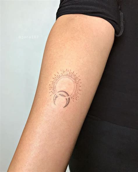 Updated 43 Glorious Sun And Moon Tattoos August 2020