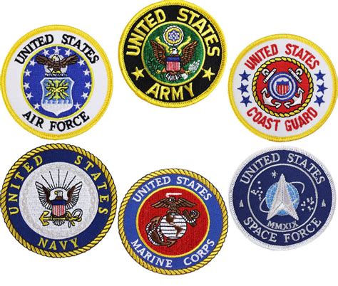 Us Military Service Branch Crests