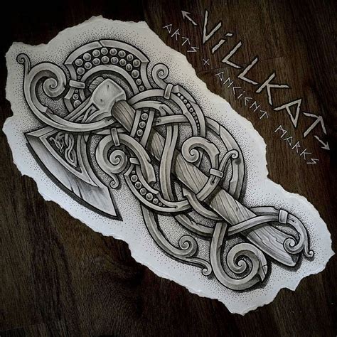 Viking Tattoo Idea Sketches