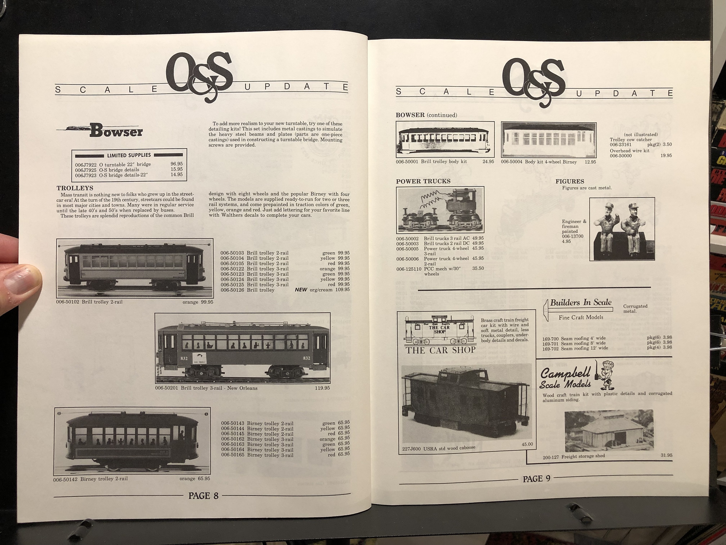 Walthers 1991 Update Catalog Parry Game Preserve