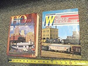 Walthers Ho Scale Catalogs Trains 2 Books Vintage 1990 1999 Fine