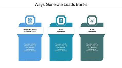 Ways Generate Leads Banks Ppt Powerpoint Presentation Styles Example