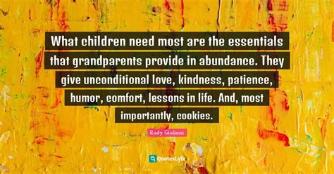 What Children Need Most Are The Essentials That Grandparents Provide I