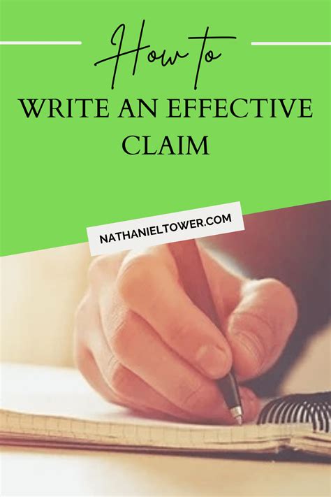 What Is A Claim In Writing